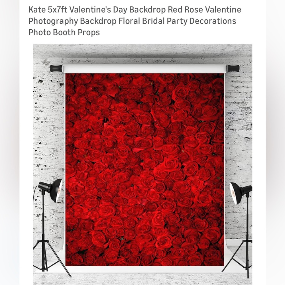 Kate Rose Backdrop 5x7 EUC